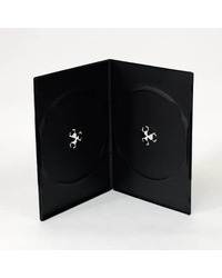 Omot za 2 DVD-a, CRNI 7mm, DVD-2BS