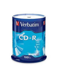 CD-R,VERBATIM, 700 MB,52X,spindle 100 kom EXTRA PRO,43411