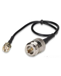 INTELLINET Antenna Cable Adapter 0.3m, N-Male/RP-SMA-Male Polybag 500425