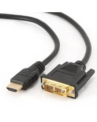 HDMI kabl, HDMItoDVI 1,8m bi directional M-M gold conn., BULK, GEMBIRD CC-HDMI-DVI-6