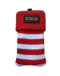 Čarapica za mobilni telefon SBOX MCF-S12 crveno-bijela 65x100mm