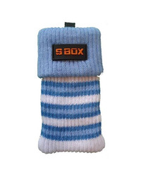 Čarapica za mobilni telefon SBOX MCF-S13 plavo-bijela 65x100mm