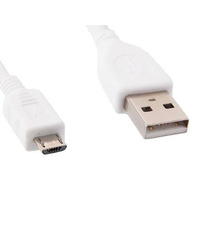 USB 2,0 kabal A-microB 1m, GEMBIRD CCP-mUSB2-AMBM-W-1M, bijeli