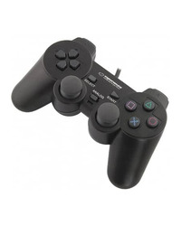 Game Pad ESPERANZA CORSAIR, vibration, PS2/PS3/PC, USB, black, EG106