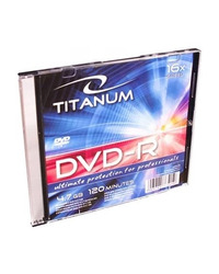 DVD-R TITANUM 4,7 GB X16, Slim Case, 1285