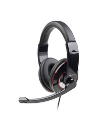 Slušalice sa mikrofonom GEMBIRD MHS-U-001, USB, glossy black color