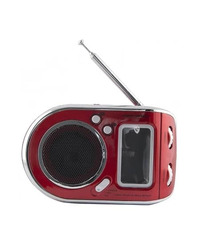 Digitalni radio + alarm + sat ESPERANZA PARROT RED, LCD Display, na baterije, ERB101R