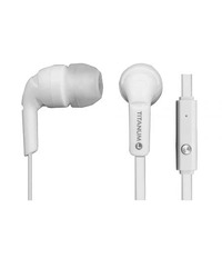 Slušalice sa mikrofonom TITANUM, In-Ear, white, TH109W