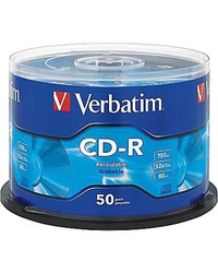 CD-R,VERBATIM, 700 MB,52X,spindle 50 kom EXTRA PRO.WRAP,43787
