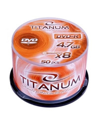 DVD-R TITANUM 4,7 GB X8, CAKE BOX 50 kom, 1069