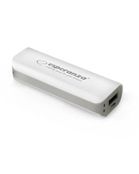 PowerBank ESPERANZA JOULE, 2200mAh, WHITE/GREY, EMP103WE
