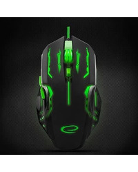 Miš ESPERANZA GAMING APACHE 6D MX403, GREEN, 2400dpi, ergonomic, EGM403G