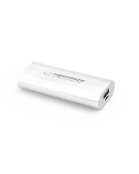PowerBank ESPERANZA HADRON, 4400mAh, WHITE, EMP105W