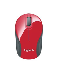 Miš LOGITECH M187, RED, wireless mini, 910-002742