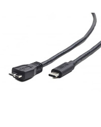 USB 3.0 kabal Type-C MicroBM/CM, 1m, BLACK, GEMBIRD CCP-USB3-mBMCM-1M