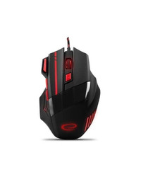 Miš ESPERANZA GAMING WOLF 7D MX201, Red, 2400dpi, double-click, ergonomic, EGM201R