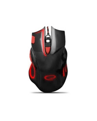 Miš ESPERANZA GAMING HAWK 7D MX401, BLACK-RED, 2400dpi, double-click, ergonomic, EGM401KR