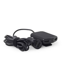 USB punjač za auto GEMBIRD, 4 porta 9,6A, black, EG-4U-CAR-01