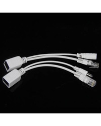 Mrežni UTP passive PoE adapter kit GEMBIRD, PP12-POE-0.15M-W