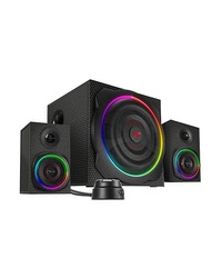 Zvučnici 2.1  SPEEDLINK GRAVITY CARBON RGB 2.1 Subwoofer System, black, SL-830100-BK