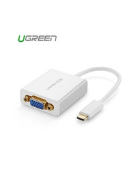 USB3.1 type-C M video adapter to VGA F, E-Green