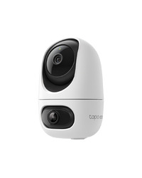 TP-Link Tapo-C245D Dual Lens Pan/Tilt Indoor/Outdoor Security Camera, 2K + 2K, 2.4 GHz, Smart AI Detec.Notif.Track