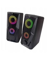 Zvučnici 2.0 ESPERANZA USB, 2.0 LED RAINBOW BAILA, EGS103