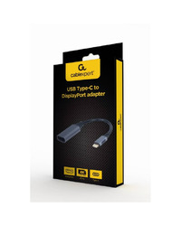Type-C  to DP, adapter kabl, GEMBIRD USB-C to DisplayPort A-USB3C-DPF-01