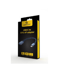 USB 3.0 adapter/kabl GEMBIRD Type-C CM/AF 15cm, A-USB3C-OTGAF-01