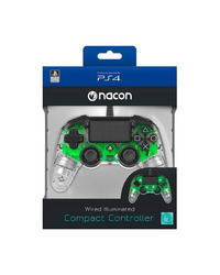 Bigben PS4 Nacon Compact Light Wired Controller prozirno-zeleni