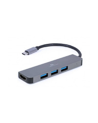 Docking station USB adapter Type-C to HDMI + USB HUB 3.2 GEMBIRD A-CM-COMBO2-01