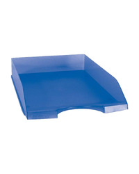 POLICA ZA SPISE PVC FOROFFICE PROZIRNO PLAVA