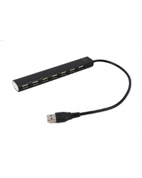 USB HUB 2.0 7-port black, GEMBIRD UHB-U2P7-04