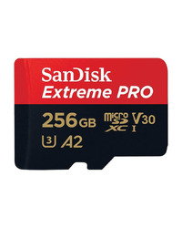 Micro SD SanDisk SDXC 256GB Extreme Pro - 200MB/s A2 C10 V30  SDSQXCD-256G-GN6MA