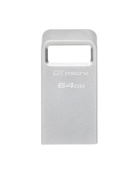 USB Memory stick Kingston DT-Micro 64GB, USB3,1/3,0/2,0, DTMC3G2/64GB Metal 200MB/s Read 