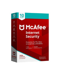 McAfee Internet Security 10 Devices 1 Year