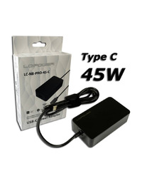 Punjač za laptop Type-C LC-Power Notebook Adaptor 45W, LC-NB-PRO-45-C