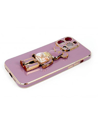 ZAŠTITNA MASKA TPU FRONDY BEAR IPHON 14 PRO PURPLE