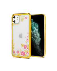 ZADNJA MASKA DIAMOND FLOWER ZA IPHONE 11 PRO MAX ZLATNA