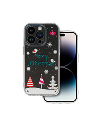ZAŠTITNA MASKA CHRISTMAS CASE ZA IPHONE 14 DESIGN 4 CLEAR
