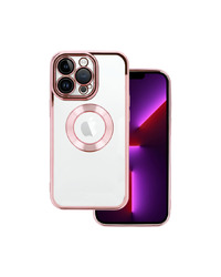 ZAŠTITNA MASKA BEAUTY CLEAR CASE ZA IPHONE 15 PRO ROZE