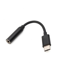 ADAPTER ZA SLUŠALICE - TYPE C NA 3,5 MM - CRNI