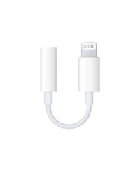 ADAPTER ZA SLUŠALICE ZA IPHONE - LIGHTNING to JACK 3,5 MM - BIJELA