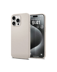 ZAŠTITINA MASKA SPIGEN LIQUID AIR ACS07217 ZA IPHONE 15 PRO - PRIRODNI TITANIJUM