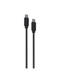 USB 2.0 kabl Type-C to Type-C sa metalnim konektorima CCDB-mUSB2B-CMCM-6, 1,8 m, crne boje
