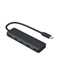 USB HUB GEMBIRD 4-port USB type-C hub 4X USB 3.1, UHB-CM-U3P4P-01