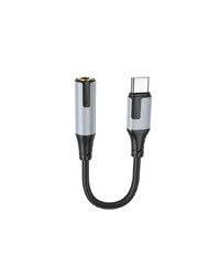 USB audio adapter Type-C to 3.5mm BOROFONE BV19 Creator digital audio converter black