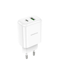 USB punjač BOROFONE BN4 Potential PD20W+QC3.0 USB + Type-C white