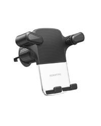 Univerzalni auto držač nosač za mobitel BOROFONE BH86 Crystal ice car air outlet black