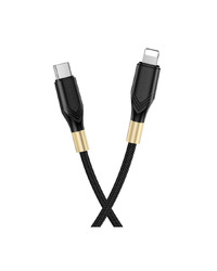 USB kabal 1m BOROFONE BX92 Advantage PD charging data Type-C to iPhone/lightning black